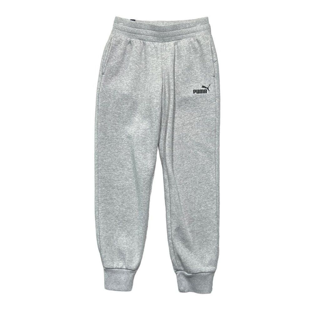 Puma Sweatpants Women's XS Light Gray Athletic Comfort Casual Cotton Joggers